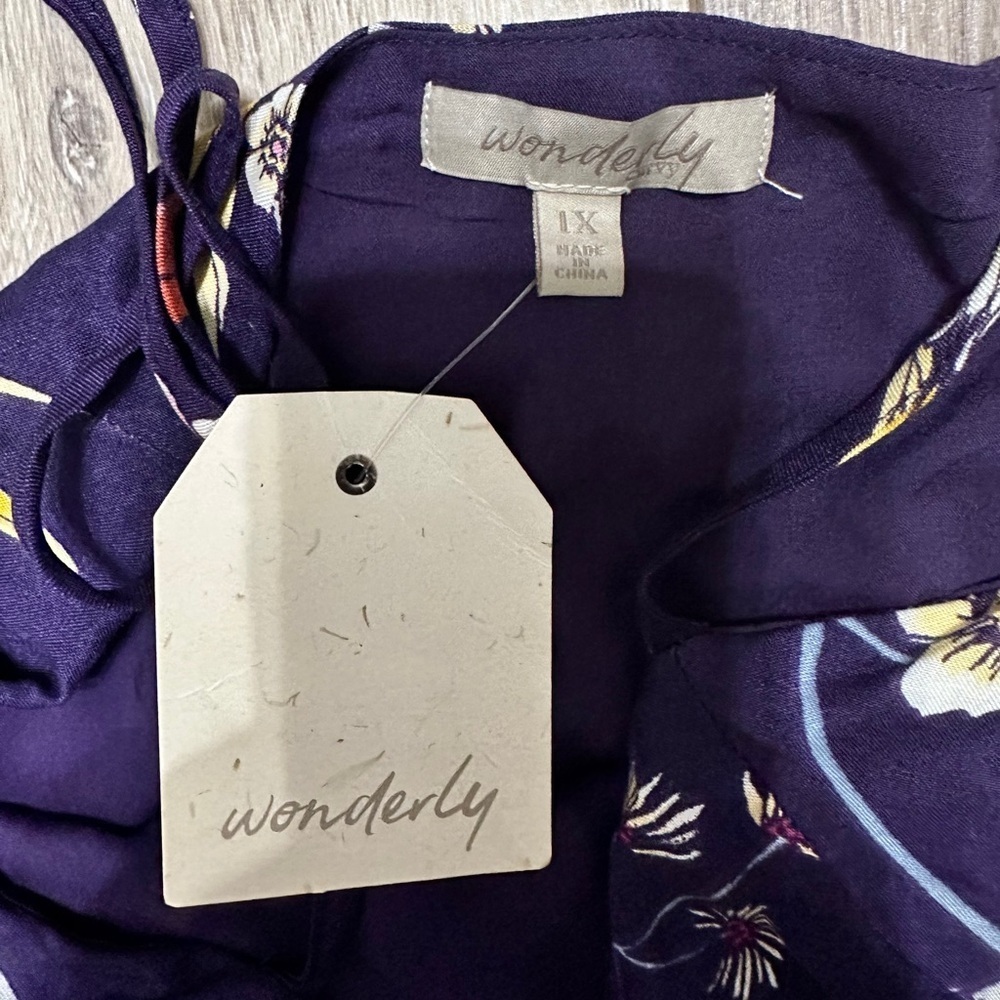 🛍️NWT Wonderly Beautiful floral dress Size 1X - Picture 7 of 8